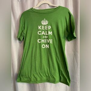 Chive Tees Green Graphic T-Shirt